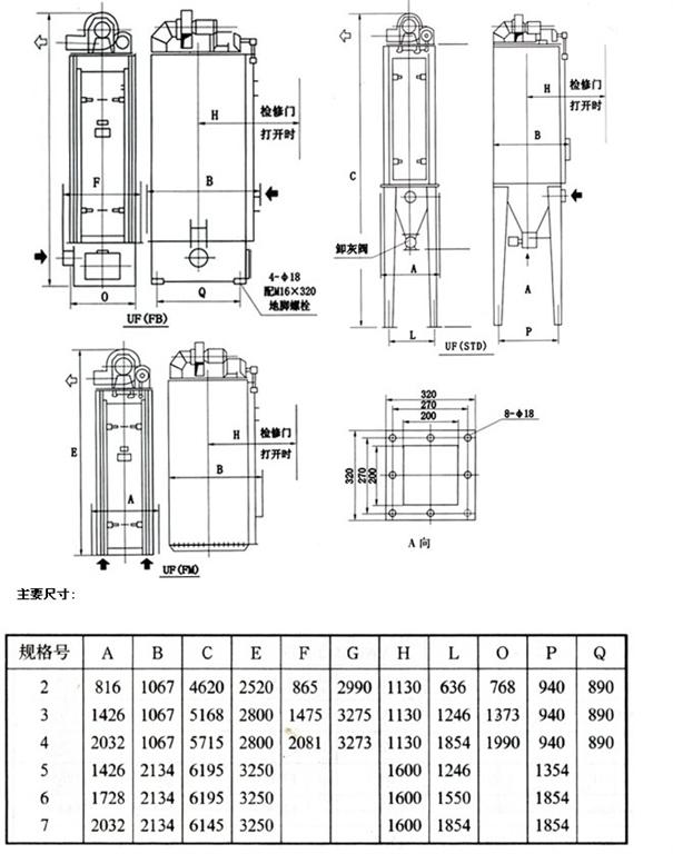 <strong>除尘花板</strong>参数图